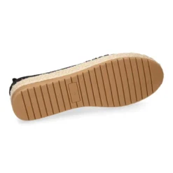 Alpargata mujer tipo mocasín con estribo en color dorado