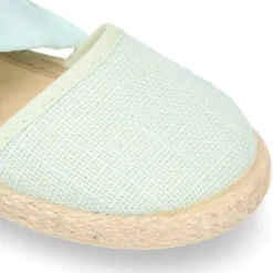 Alpargata niñas con lazo en LINO en colores de moda.