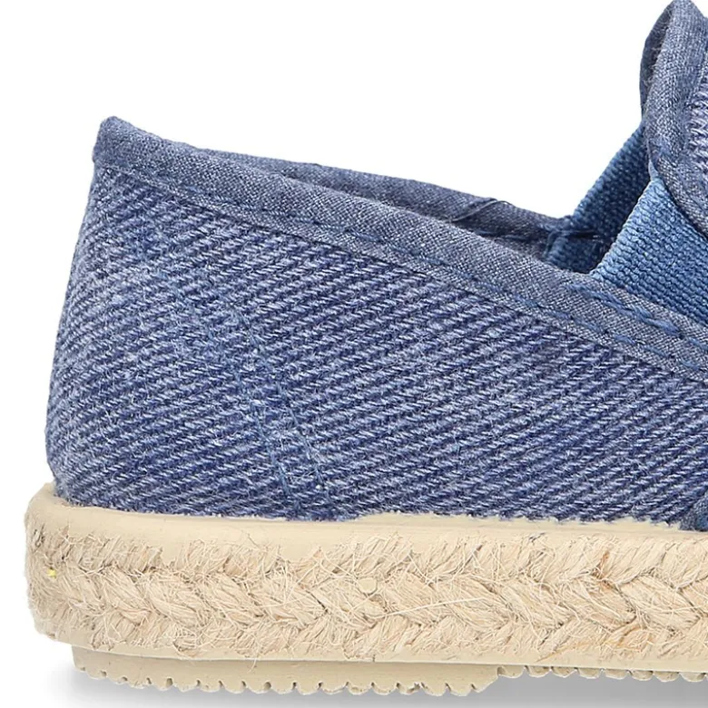 Alpargata niño con elásticos tipo SLIP ON en lona lavada.