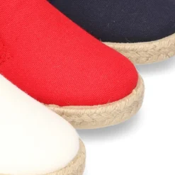 Alpargata niño con elásticos tipo SLIP ON en lona piqué.