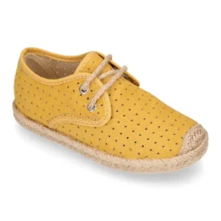 Alpargata niño tipo blucher con cordones en Lona Serratex MIL PUNTOS.