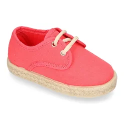 Alpargata niño tipo BLUCHER en lona algodón.