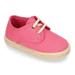 Alpargata niño tipo BLUCHER en lona algodón.