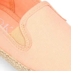 Alpargata niño tipo SLIP ON con elásticos en lona algodón.