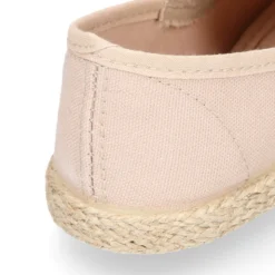 Alpargata niño tipo SLIP ON con elásticos en lona algodón.