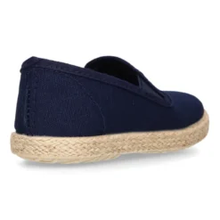 Alpargata niño tipo SLIP ON con elásticos en lona algodón.