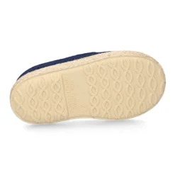 Alpargata niño tipo SLIP ON con elásticos en lona algodón.