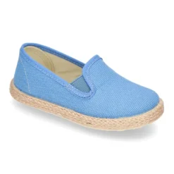 Alpargata niño tipo SLIP ON con elásticos en lona.