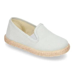 Alpargata niño tipo SLIP ON con elásticos en lona.