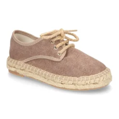 Alpargata tipo blucher en lona efecto LAVADO.