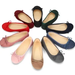 Bailarina clásica con lazo ajustable en Serratex.