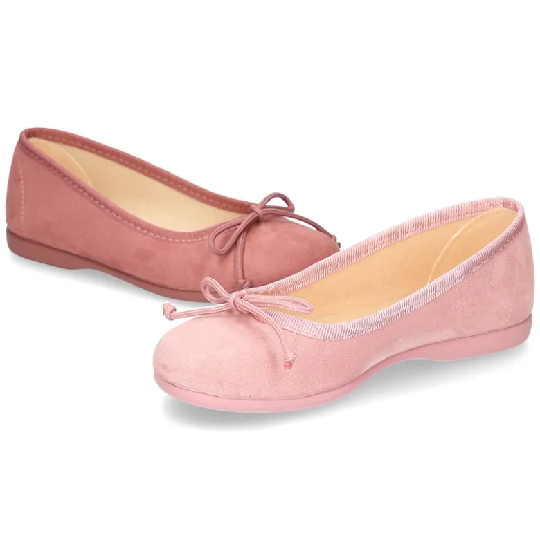 Bailarina clásica con lazo ajustable en Serratex.