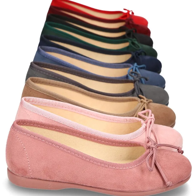Bailarina clásica con lazo ajustable en Serratex.