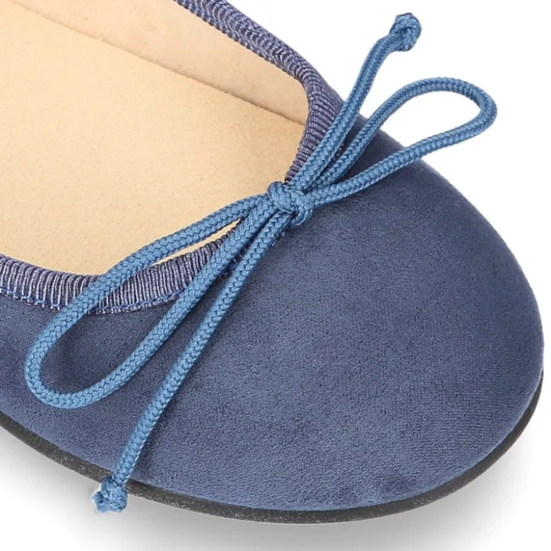 Bailarina clásica con lazo ajustable en Serratex.