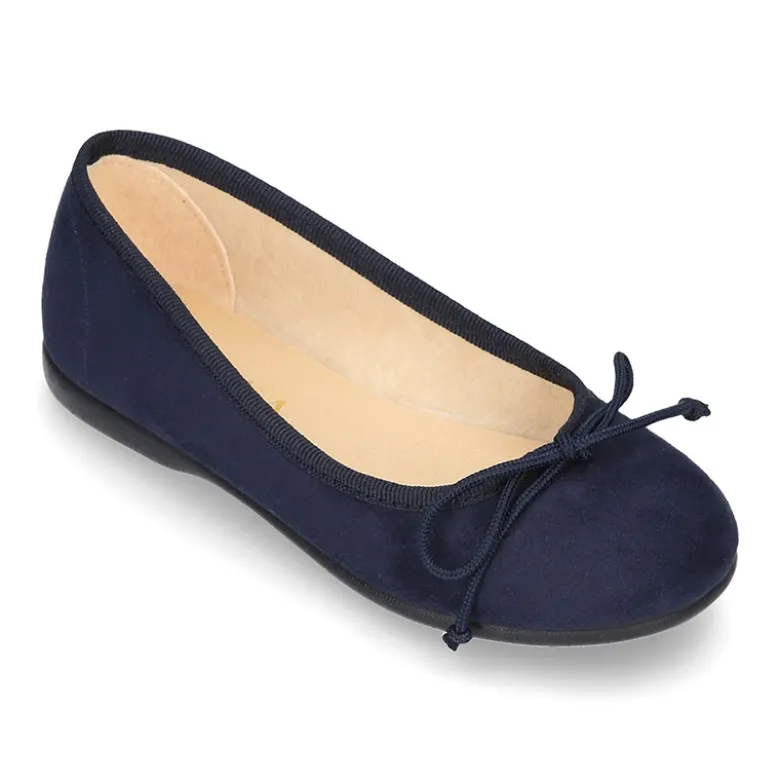 Bailarina clásica con lazo ajustable en Serratex.