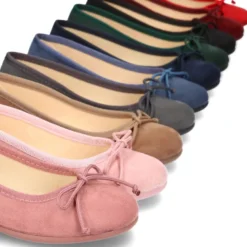 Bailarina clásica con lazo ajustable en Serratex.
