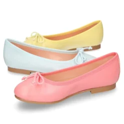 Bailarina clásica MODA con lazo ajustable en piel súper suave.
