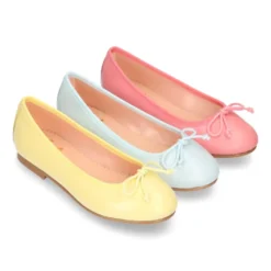 Bailarina clásica MODA con lazo ajustable en piel súper suave.