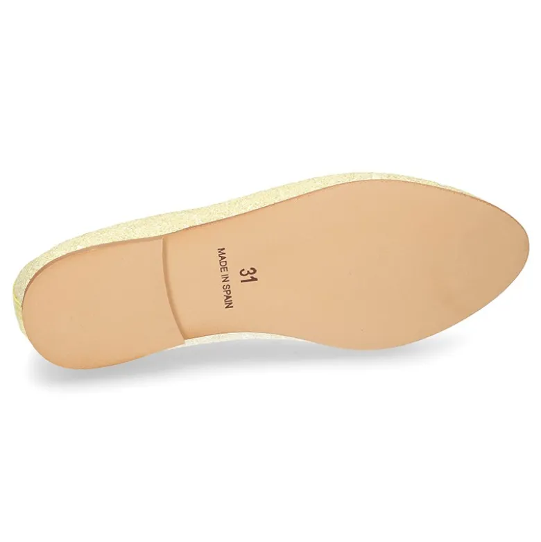 Bailarina Moda en punta con lazo ajustable en GLITTER.