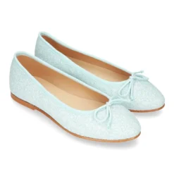 Bailarina Moda en punta con lazo ajustable en GLITTER.