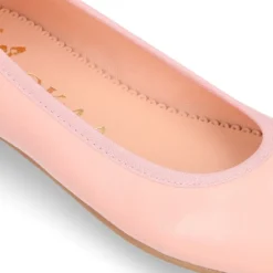 Bailarina niña con elástico en piel napa SUAVE.