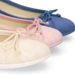 Bailarina niña con lazo ajustable en LINO.