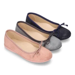 Bailarina niña con lazo ajustable en Serratex MIL PUNTOS.