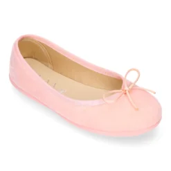 Bailarina niña con lazo en terciopelo de primavera verano.