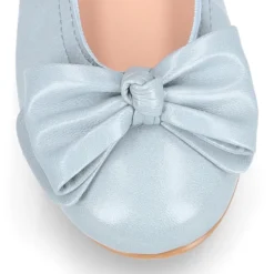 Bailarina niña con LAZO y elástico en piel napa.