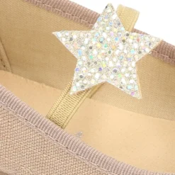 Bailarina niña en lona algodón de vestir con ESTRELLA.