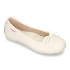 Bailarina niña piel lavable con lazo ajustable.