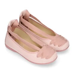 Bailarina niñas tipo Goyesca con cintas en lona lino maquillaje.