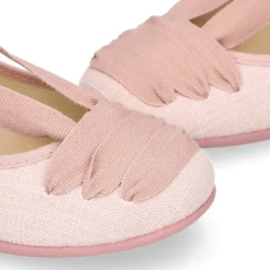 Bailarina niñas tipo Goyesca con cintas en lona lino maquillaje.