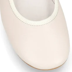 Bailarina niña tipo BALLET con cintas cruzadas en piel suave.