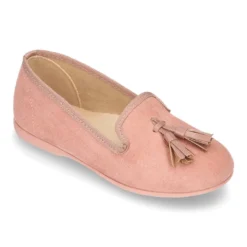 Bailarina tipo Slipper en Serratex con borlas.