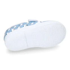 Bamba sin cordones en lona con estampado POLLITOS.