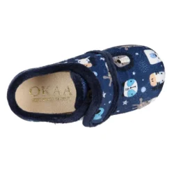 Blucher casa niños sin cordones en lana con ANIMALES.