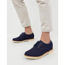 Blucher de niño ceremonia en lino natural en colores de moda.