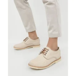 Blucher de niño ceremonia en lino natural en colores de moda.