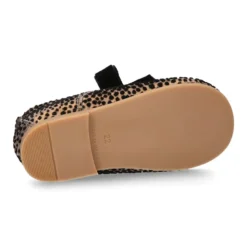 Blucher niñas pequeños con cordones TERCIOPELO en piel serraje estampado.