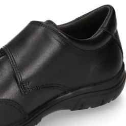 Blucher niño colegial con cierre adherente y puntera reforzada en piel PREMIUM.