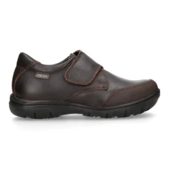 Blucher niño colegial con cierre adherente y puntera reforzada en piel PREMIUM.