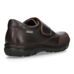 Blucher niño colegial con cierre adherente y puntera reforzada en piel PREMIUM.