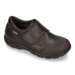 Blucher niño colegial con cierre adherente y puntera reforzada en piel PREMIUM.
