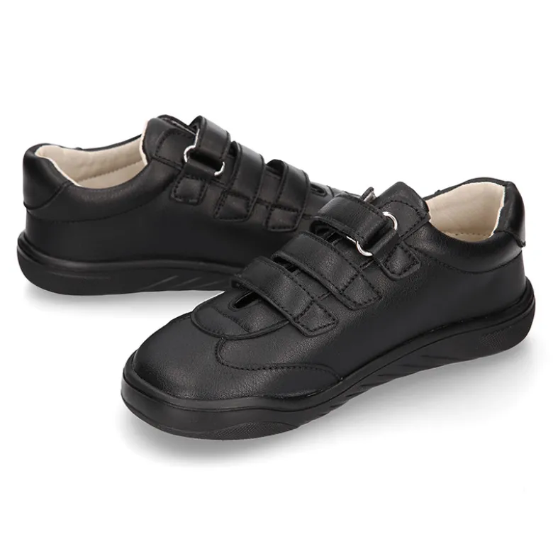 Blucher niño colegial respetuoso Okaa Flex.
