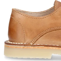 Blucher niño cordones en piel CUERO.