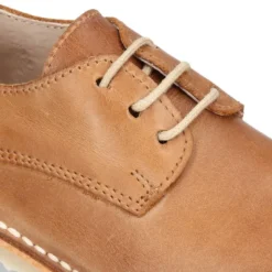 Blucher niño cordones en piel CUERO.