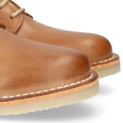 Blucher niño cordones en piel CUERO.