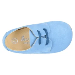 Blucher niño primavera con cordones en piel SERRAJE.