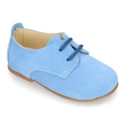 Blucher niño primavera con cordones en piel SERRAJE.
